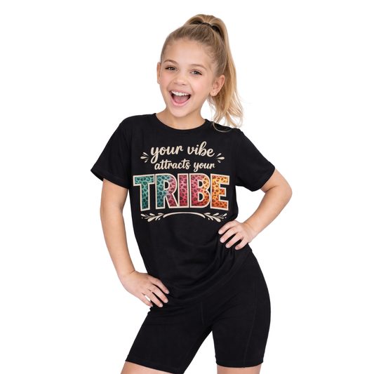 'Your Vibe Attracts Your Tribe" Limited Edition Tee
