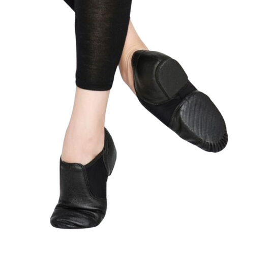 Tribe Black Slip On Jazz Shoes