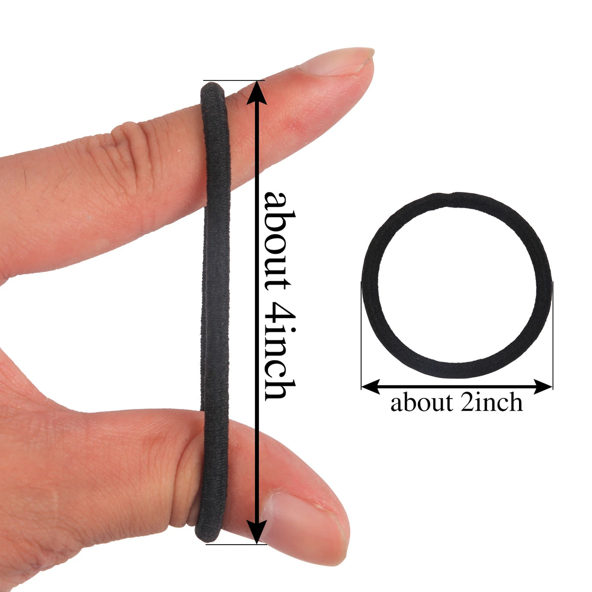 20 Hair Elastics- Medium thickness