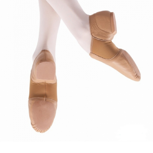 Tan Slip On Jazz Shoes